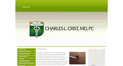 Desktop Screenshot of drcharlescrist.net